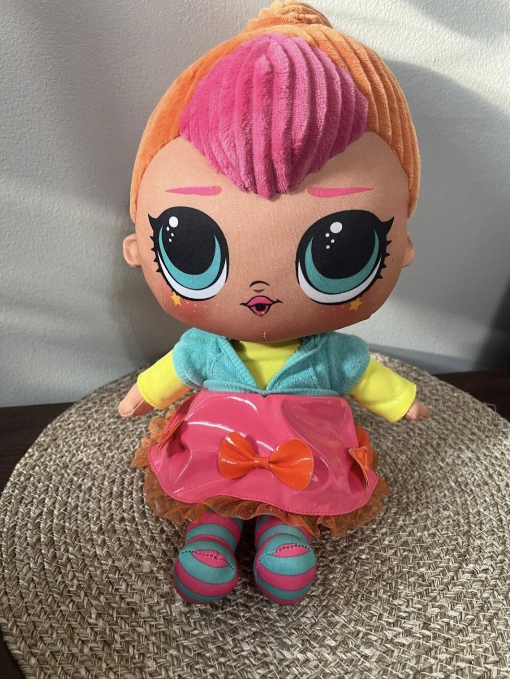 L.O.L. Surprise Huggable Neon Q.T. Large Plush Doll 16" Doll